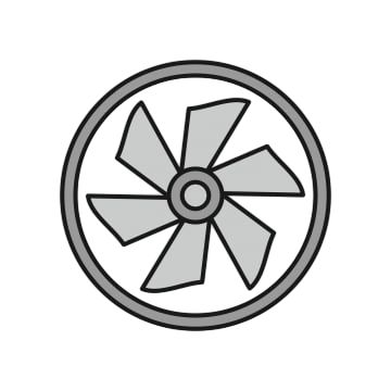 Rotierender Ventilator