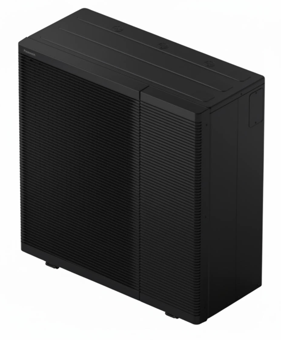 Außenansicht der Wärmepumpe